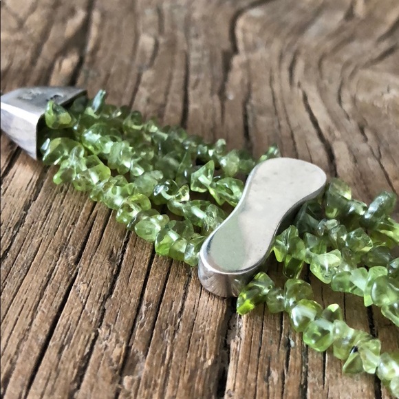 JAY KING DTR Peridot Chip & Silver Bracelet - Picture 3 of 6